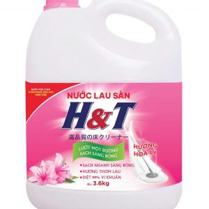 Nước lau sàn H&T hương hoa ly (Khối lượng 3.6kg)
