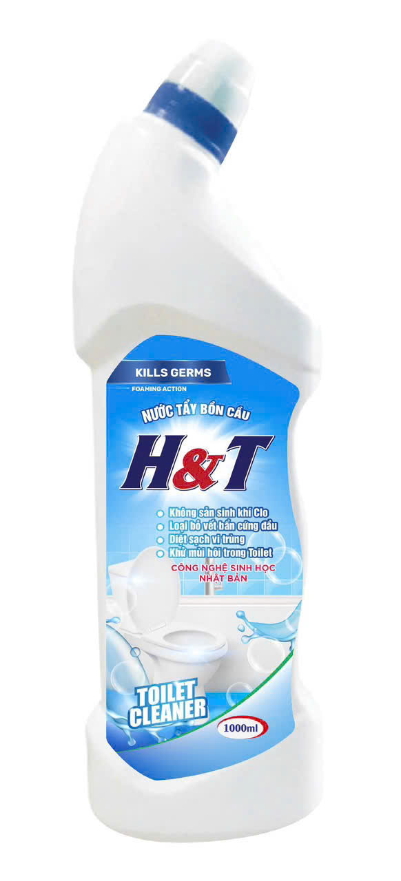 Nước tẩy bồn cầu H&T – Công nghệ sinh học Nhật Bản (1000ml)